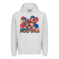 Dove Grey moo rica Premium Hoodie - MaliasSmallBusiness