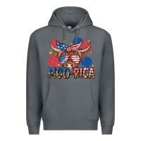 Rock moo rica Premium Hoodie - MaliasSmallBusiness