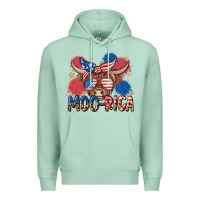 Seafoam moo rica Premium Hoodie - MaliasSmallBusiness