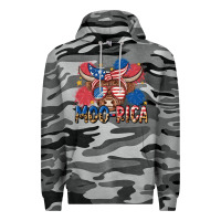Slate Camo moo rica Premium Hoodie - MaliasSmallBusiness