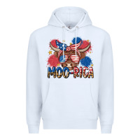 White moo rica Premium Hoodie - MaliasSmallBusiness