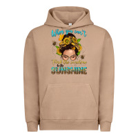 Pigment Burro when you cant find the sunshine be the sunshine me Urban Hoodie - NancyCooperArtShop