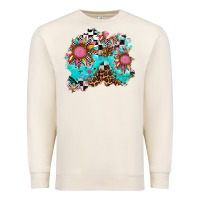 Sandshell race sunflower patches Premium Sweatshirt - AdoDesignShop