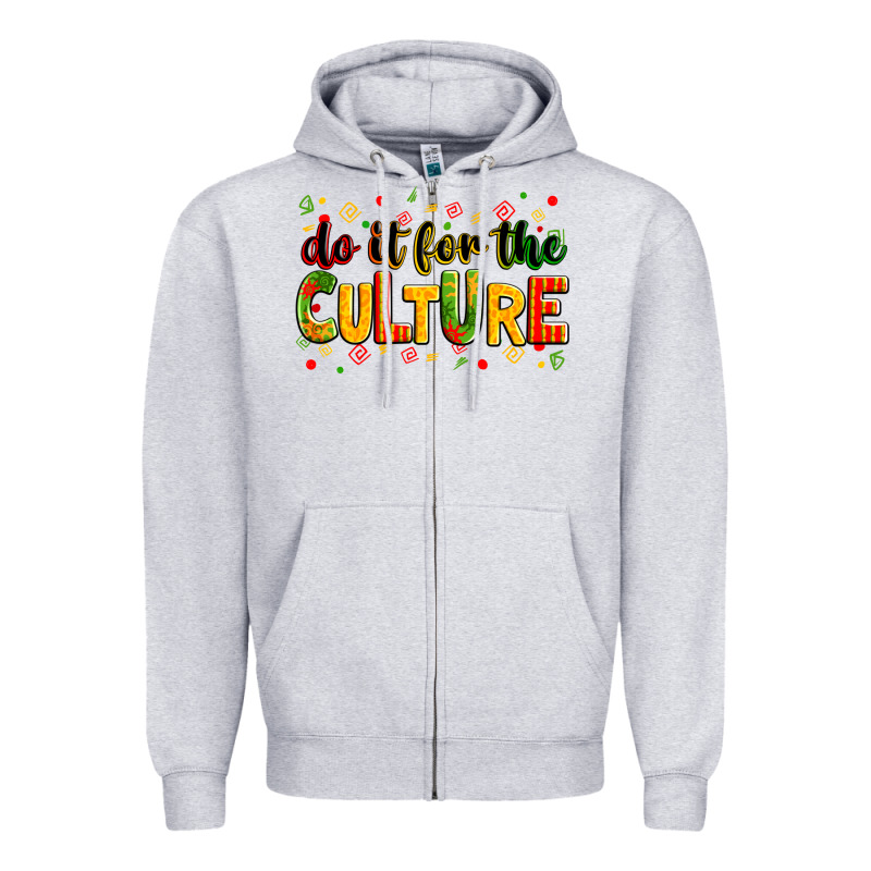 Do It For The Culture Zipper Hoodie by Zillion Design Studio | Teevron