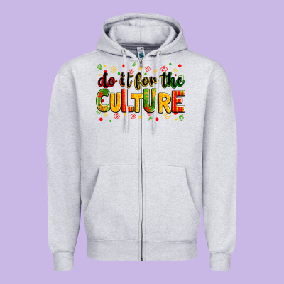 Do It For The Culture Zipper Hoodie Designed By Zillion Design Studio