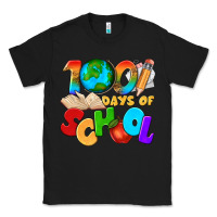 Black 100 days of school Classic Tee - texasbilliewilder