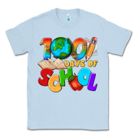 Dusty Blue 100 days of school Classic Tee - texasbilliewilder