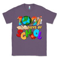 Lavender 100 days of school Classic Tee - texasbilliewilder