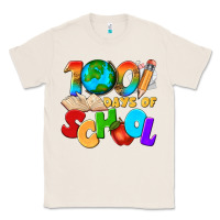 Natural 100 days of school Classic Tee - texasbilliewilder