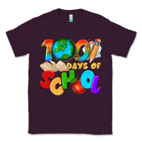 Plum 100 days of school Classic Tee - texasbilliewilder
