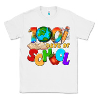 White 100 days of school Classic Tee - texasbilliewilder