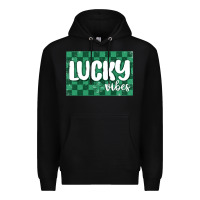 Black lucky vibes Premium Hoodie - MaliasSmallBusiness