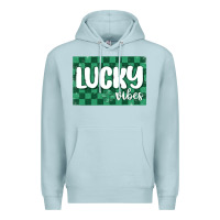 Blue Mist lucky vibes Premium Hoodie - MaliasSmallBusiness
