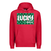 Cardinal lucky vibes Premium Hoodie - MaliasSmallBusiness