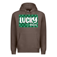Coffee lucky vibes Premium Hoodie - MaliasSmallBusiness