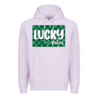 Lilac lucky vibes Premium Hoodie - MaliasSmallBusiness