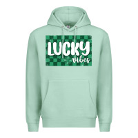 Seafoam lucky vibes Premium Hoodie - MaliasSmallBusiness