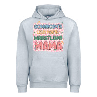 Heather Grey somebody's loud mouth wrestling mama Urban Hoodie - MaliasSmallBusiness