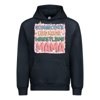 Navy somebody's loud mouth wrestling mama Urban Hoodie - MaliasSmallBusiness