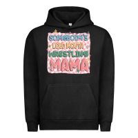 Pigment Black somebody's loud mouth wrestling mama Urban Hoodie - MaliasSmallBusiness