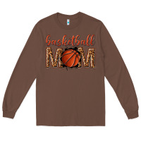 Chestnut basketball mom Long Sleeve Tee - texasbilliewilder