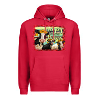 Cardinal Hanging With My Heifers Holstein Cows Premium Hoodie - RanaPortraitStore