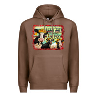 Chestnut Hanging With My Heifers Holstein Cows Premium Hoodie - RanaPortraitStore