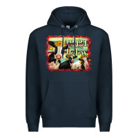 Navy Hanging With My Heifers Holstein Cows Premium Hoodie - RanaPortraitStore
