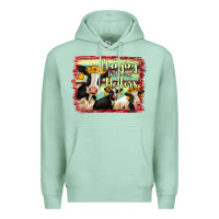 Seafoam Hanging With My Heifers Holstein Cows Premium Hoodie - RanaPortraitStore