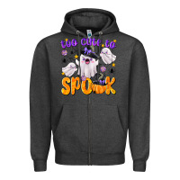 Charcoal Heather Too Cute To Spook Zipper Hoodie - texasbilliewilder