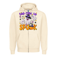 Sandshell Too Cute To Spook Zipper Hoodie - texasbilliewilder