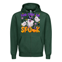 Sports Green Too Cute To Spook Zipper Hoodie - texasbilliewilder