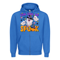 True Royal Too Cute To Spook Zipper Hoodie - texasbilliewilder