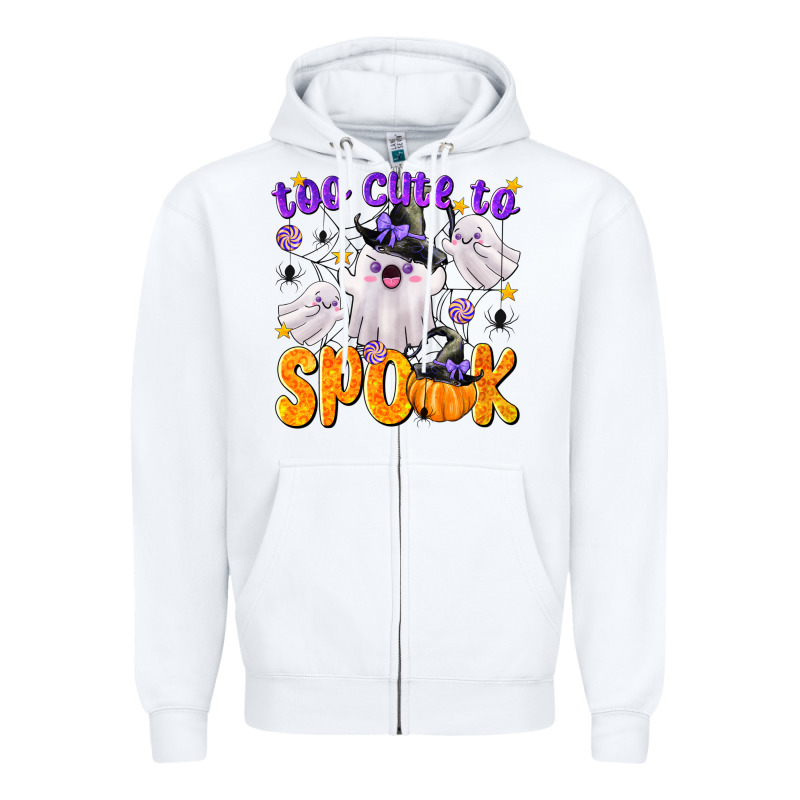 Too Cute To Spook Zipper Hoodie by texasbilliewilder | Teevron