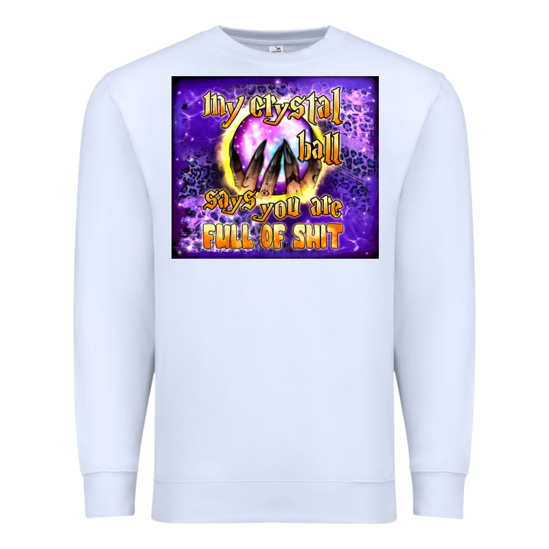 My Crystal Ball Says You Are Full Of Shit Tumbler Premium Sweatshirt by BundleAndBundleShop | Teevron