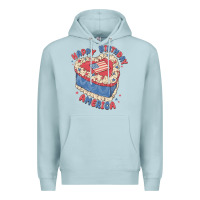 Blue Mist happy birthday america Premium Hoodie - MaliasSmallBusiness
