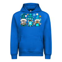 Cobalt winter afro gnomies Urban Hoodie - NancyCooperArtShop