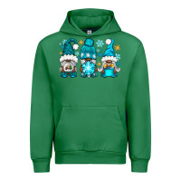 Emerald winter afro gnomies Urban Hoodie - NancyCooperArtShop