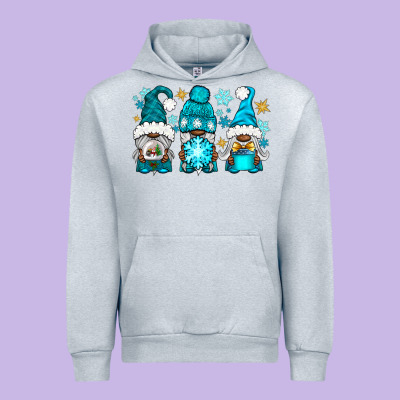Winter Afro Gnomies Urban Hoodie Designed By Nancycooperartshop