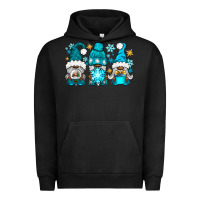 Pigment Black winter afro gnomies Urban Hoodie - NancyCooperArtShop