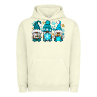 Pigment Pistachio winter afro gnomies Urban Hoodie - NancyCooperArtShop
