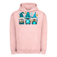 Pigment Salmon winter afro gnomies Urban Hoodie - NancyCooperArtShop