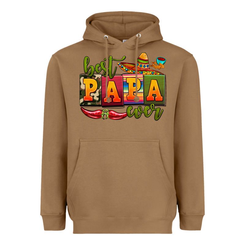 Best Papa Ever Heavyweight Hoodie by AdoDesignShop | Teevron