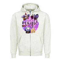 Oatmeal Heather There Is Magic In Us All Zipper Hoodie - texasbilliewilder