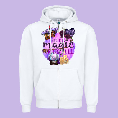 There Is Magic In Us All Zipper Hoodie Designed By Texasbilliewilder