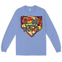 Colony Blue home sweet home softball Long Sleeve Tee - Zillion Design Studio
