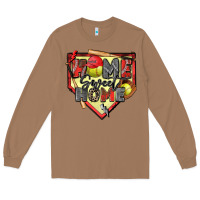 Toasted Coconut home sweet home softball Long Sleeve Tee - Zillion Design Studio