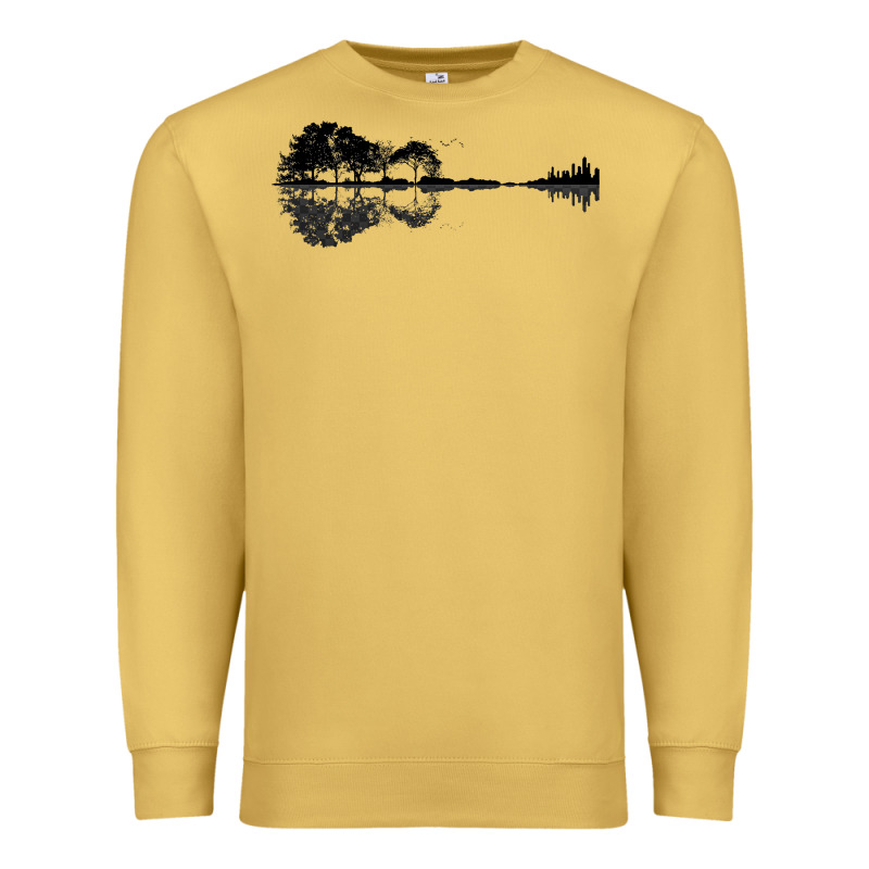 Nature Guitar Premium Sweatshirt by Bettercallsaul | Teevron