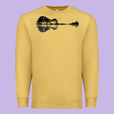 Nature Guitar Premium Sweatshirt Designed By Bettercallsaul