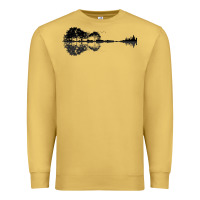 Antique Gold Nature Guitar Premium Sweatshirt - Bettercallsaul
